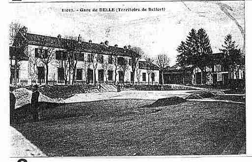 Ville de DELLE Carte postale ancienne